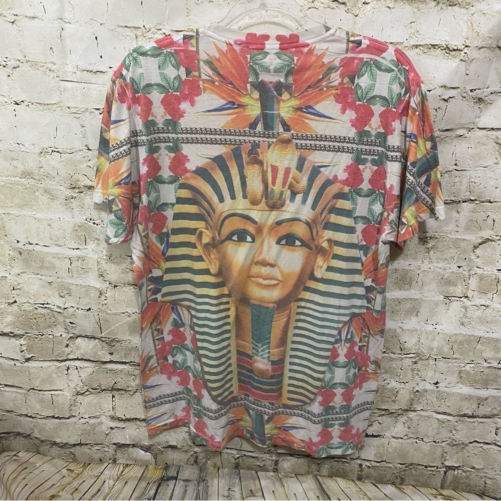 Popular Poison King Tut Egyptian Floral Short Sleeve T Shirt - Picture 2 of 3